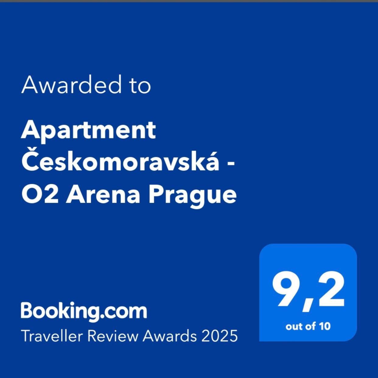 Apartment Ceskomoravska - O2 Arena Prag Exteriör bild